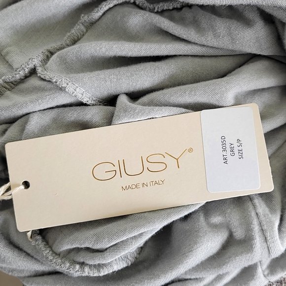 GIUSY, pure silk skirt, S, shades of gray - Picture 8 of 8